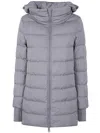 Herno A-shape Chamoix Down Jacket Clothing In Grey