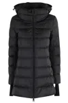 Herno Women A-shape Chamonix Down Jacket In Black