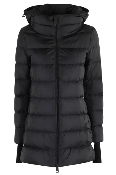 Herno A-shape Chamonix Down Jacket In Black