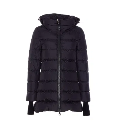 Herno A-shape Chamonix Down Jacket In Black