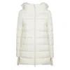 Herno Chamonix Medium Length Padded Jacket In White