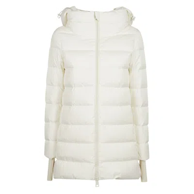 Herno Chamonix Medium Length Padded Jacket In Animal Print