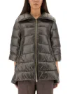 Herno A-shape Cleofe Jacket In Black