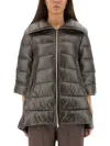 Herno A-shape Cleofe Jacket In Gray