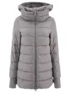 Herno Long Length Hooded Quilted Jacket
