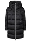 Herno A-shape Down Jacket In Black