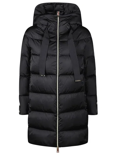 Herno A-shape Down Jacket In Black