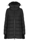 Herno A-shape Chamoix Down Jacket In Black
