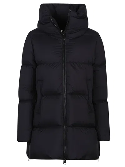 Herno A-shape Down Jacket In Blue