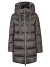 Herno A-shape Down Jacket In Brown