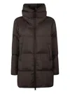 Herno A-shape Down Jacket In Ecoage Clothing In Black