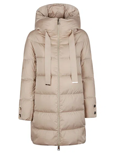 Herno A-shape Down Jacket In Neutral