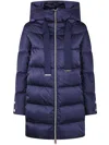 Herno "a-shape" Hooded Jacket Clothing In Blue