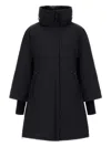 Herno A-shape In 2 Layer Windstopper In Black
