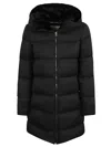 Herno A-shape With Front Pockets And Hooded In Nero