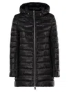 Herno Padded And Quilted Down Jacket In Black