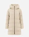 Herno A-shape Jacket In Arendelle And New Lady Faux Fur In Light Beige