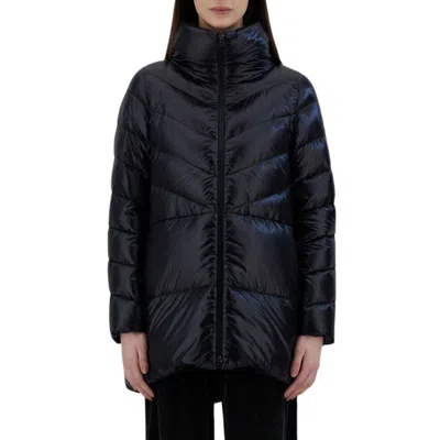 Herno A-shape Jacket In Black