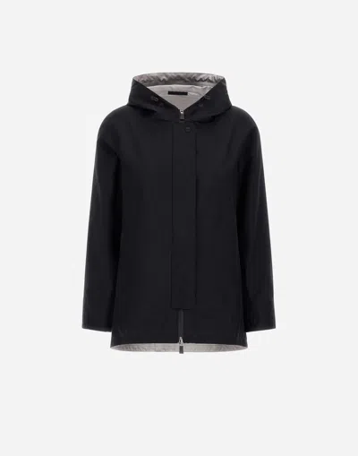 Herno A-shape Jacket In Gore-tex Paclite® In Black