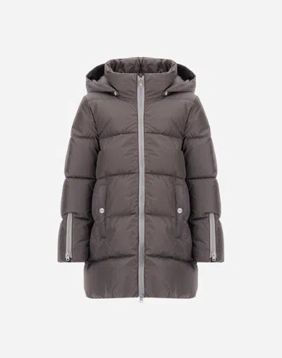HERNO A-SHAPE JACKET IN NYLON CHAMONIX