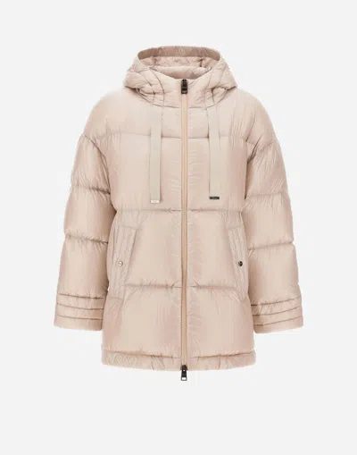 Herno A-shape Jacket In Nylon Ultralight In Chantilly