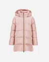 Herno A-shape Jacket In Nylon Ultralight In Pink