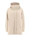 Herno A-shape Jacket In Nude