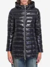 Herno Women A-shape Ultralight Down Jacket In Black