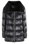 Herno Nylon Ultralighe E Faux Down Jacket In Black
