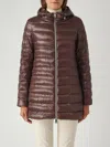 Herno A-shape Down Jacket With Adjustable Hood And Zipped Pockets In Multi