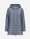 Herno Resort A-shape Jacket In Nylon Ultralight In Perla