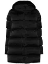 Herno Detachable-hood Padded Jacket In Black  