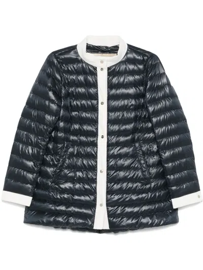 Herno A-shape Puffer Jacket In 蓝色