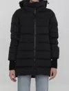 Herno Medium Down Jacket With Hood In Black