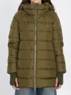 Herno Women A-shape Puffer Jacket In Green