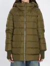 Herno Women A-shape Puffer Jacket In Green