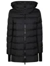 Herno A-shape Puffer Jacket With Hood In Black