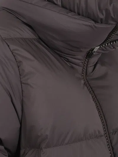 Herno A-shape Relaxed Down Jacket In Brown