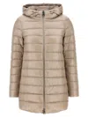 Herno A-shape Resort Down Jacket In Neutral