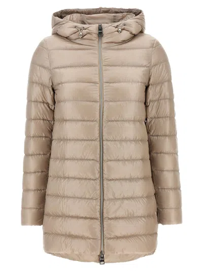 Herno A-shape Resort Down Jacket In Neutral