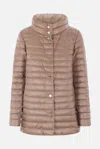 Herno A-shape Reversible Down Jacket In Ultralight Nylon