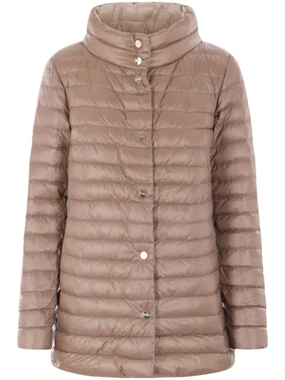 HERNO HERNO A-SHAPE REVERSIBLE PUFFER JACKET