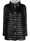 Herno A-shape Reversible Puffer Jacket Clothing In Black