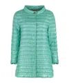 Herno Rossella Techno-nylon Down Jacket In Green