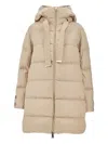 Herno Piumino Medio Raso Con Cappuccio Hd In Neutral