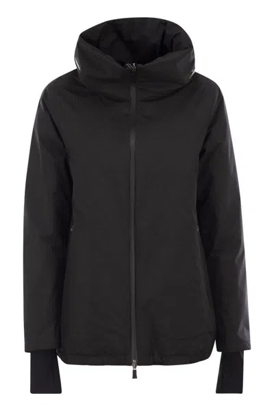 HERNO HERNO A-SHAPED DOWN JACKET WITH HOOD, 2 LAYERS
