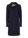 Herno Coat In Dark Blue