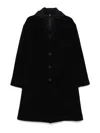 Herno Hooded Coat In Black