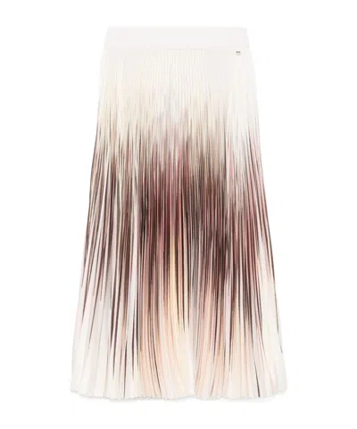 Herno Abstract Pattern Printed Midi Skirt In Multi