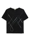 Herno Round Neck Short Sleeve T-shirt In Black